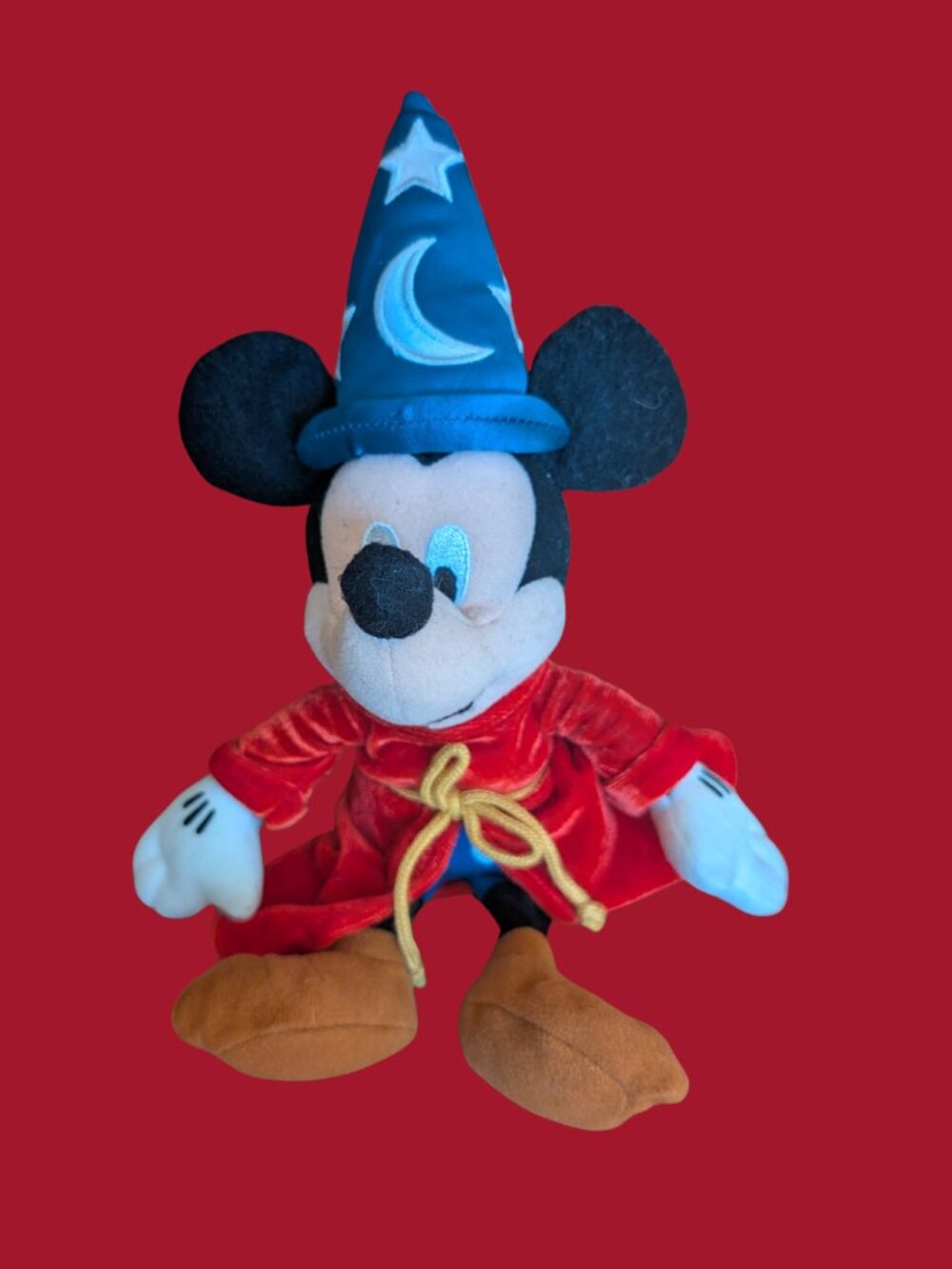 5/$20 Disney Mickey Mouse Sorcerer's Apprentice 11" Vintage Beanie Plush
